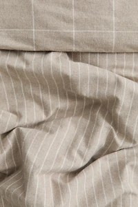 Parure de couette lit double en flanelle