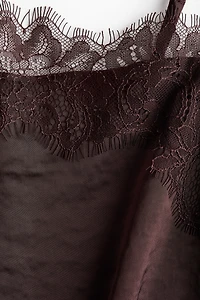 Robe combinaison avec dentelle