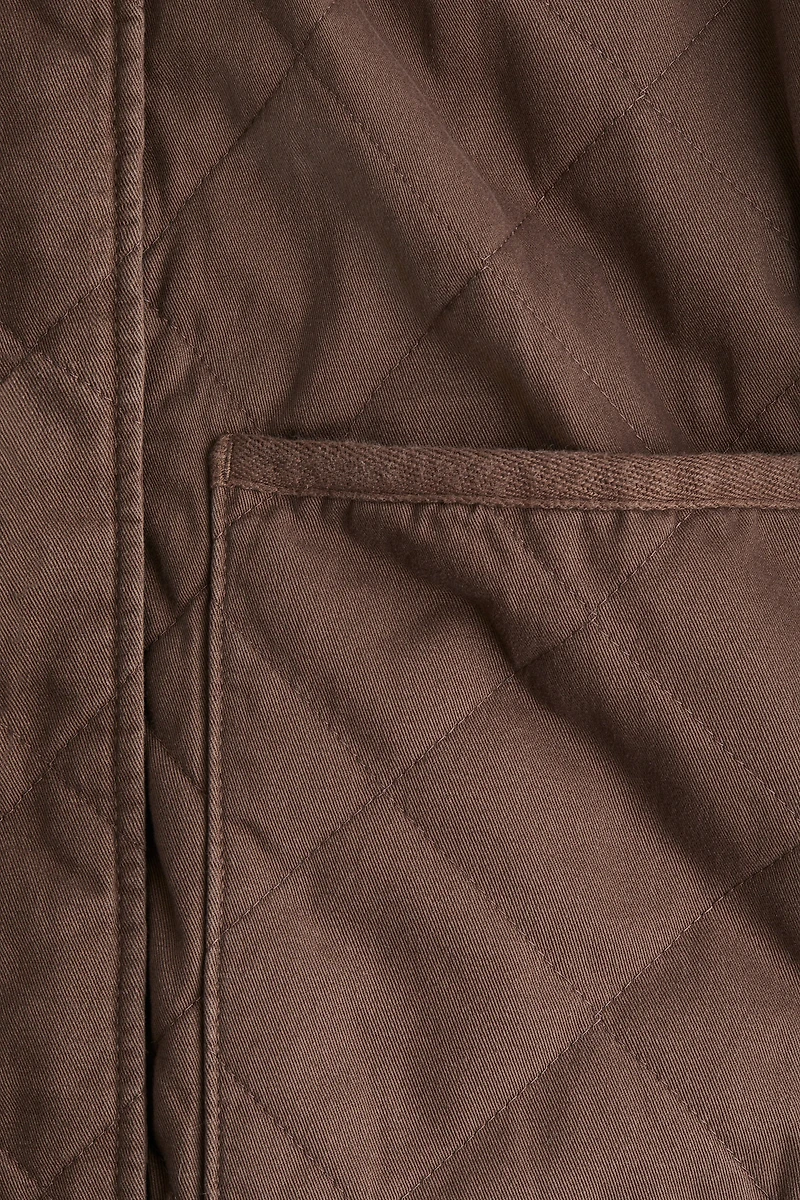 Quilted Bomber Jacket