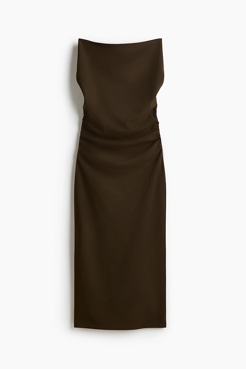 Draped Halterneck Dress