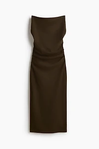 Draped Halterneck Dress