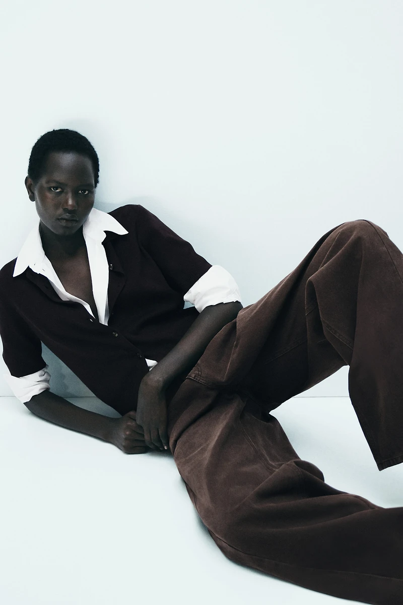 Barrel Regular Waist Jeans