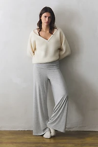 Foldover-Waist Sports Leggings