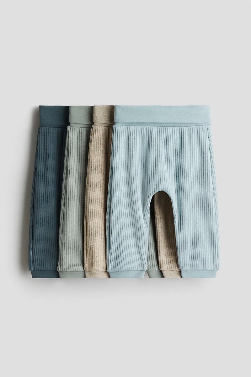 Lot de 4 pantalons en coton côtelé