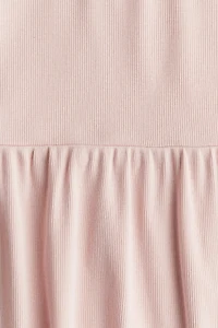 Ribbed Jersey Dress