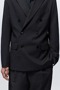 Regular-Fit Double-Breasted Jacket