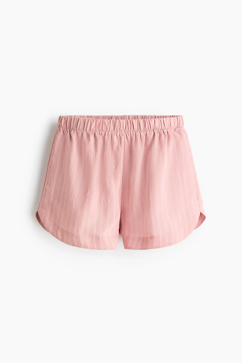Lyocell-Blend Pull-On Shorts