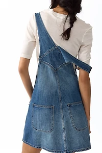 Robe salopette en denim