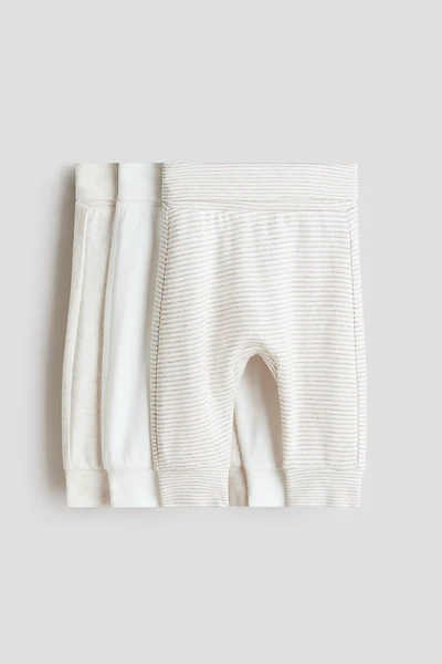 3-pack Foldover-Waist Pants