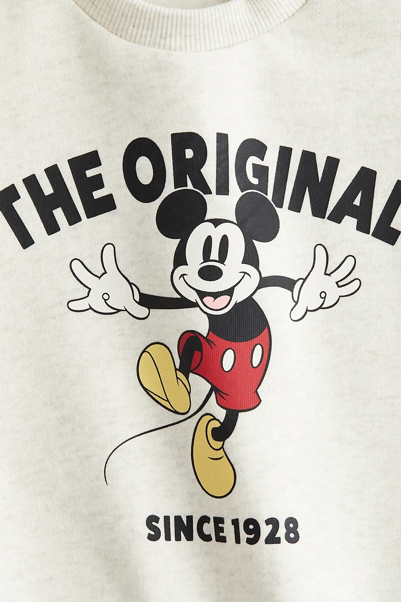 Print-motif sweatshirt