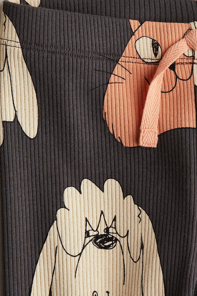Printed Cotton Leggings