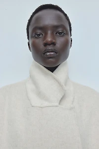 Wool-Blend Coat