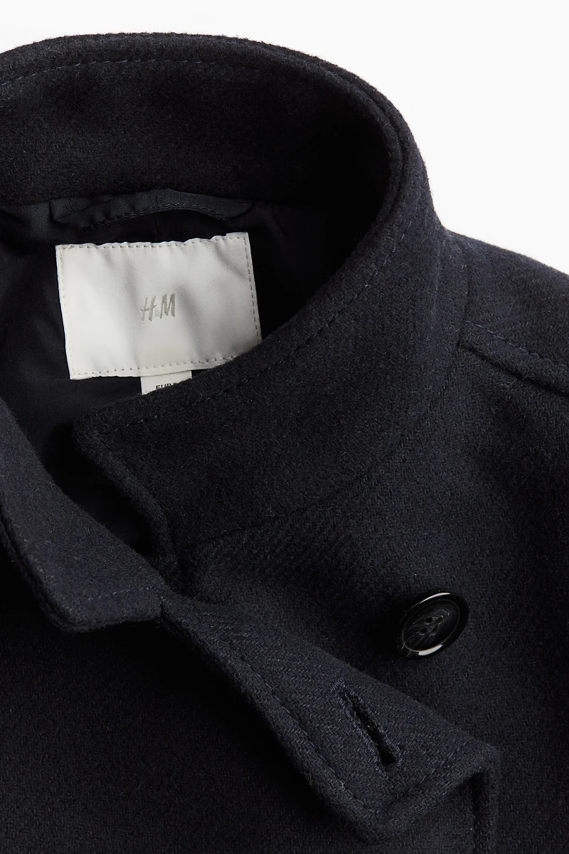 Manteau au genou à double boutonnage