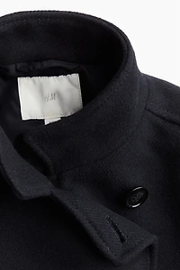 Manteau au genou à double boutonnage