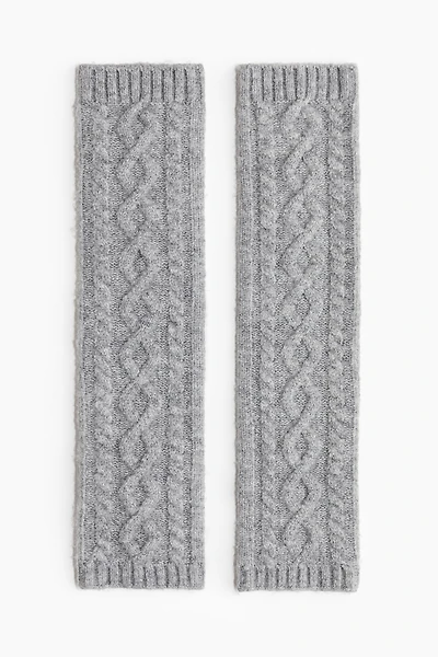 Cable-Knit Leg Warmers