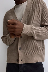 Chandail classique en tricot côtelé