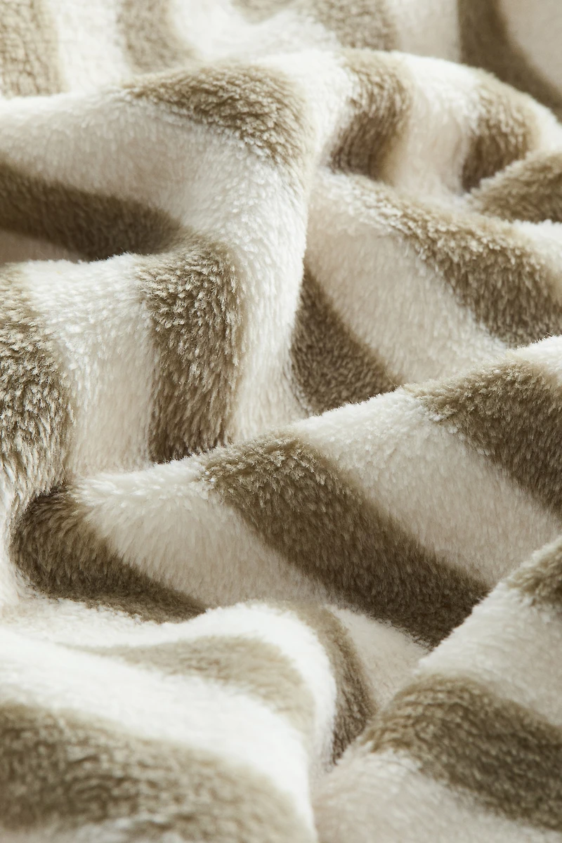 Striped Fleece Blanket
