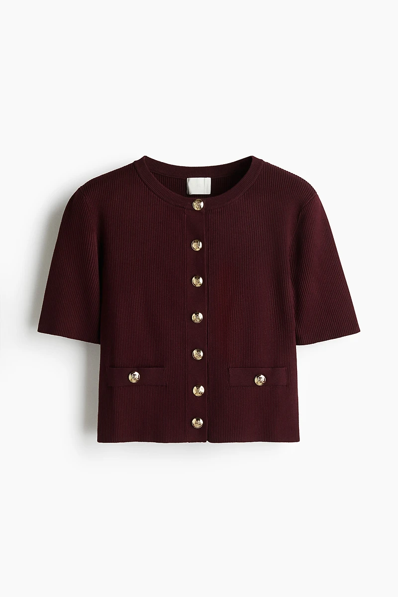 Short-Sleeved Cardigan