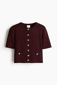 Short-Sleeved Cardigan