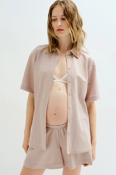 MAMA 2-Piece Shirt and Shorts Set