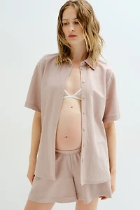 MAMA 2-Piece Shirt and Shorts Set