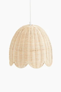 Lampe suspendue en rotin pour chambre d'enfant