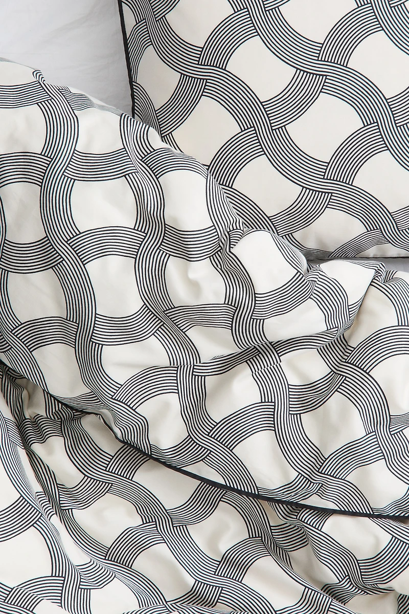 Ensemble de couette lit simple en satinette