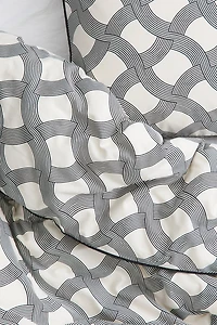 Ensemble de couette lit simple en satinette