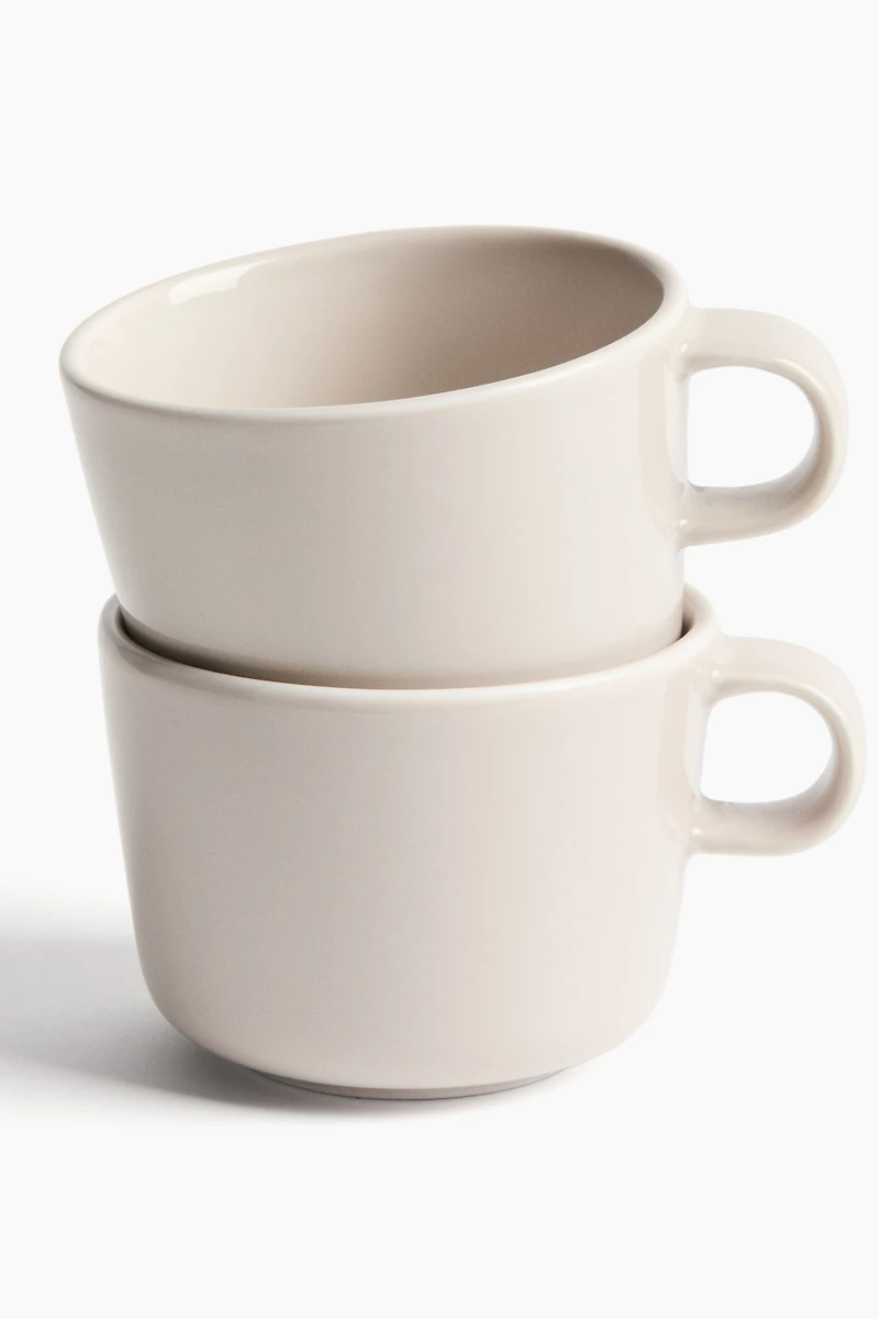 2-Pack Porcelain Mugs