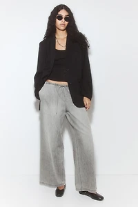 Denim Drawstring Pants