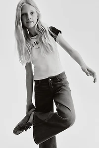 Super-Wide-Leg Low Jeans