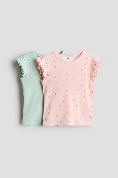 2-Pack Ribbed Cotton Tops