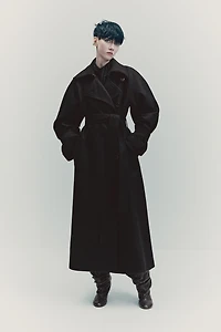 Wool-Blend Coat