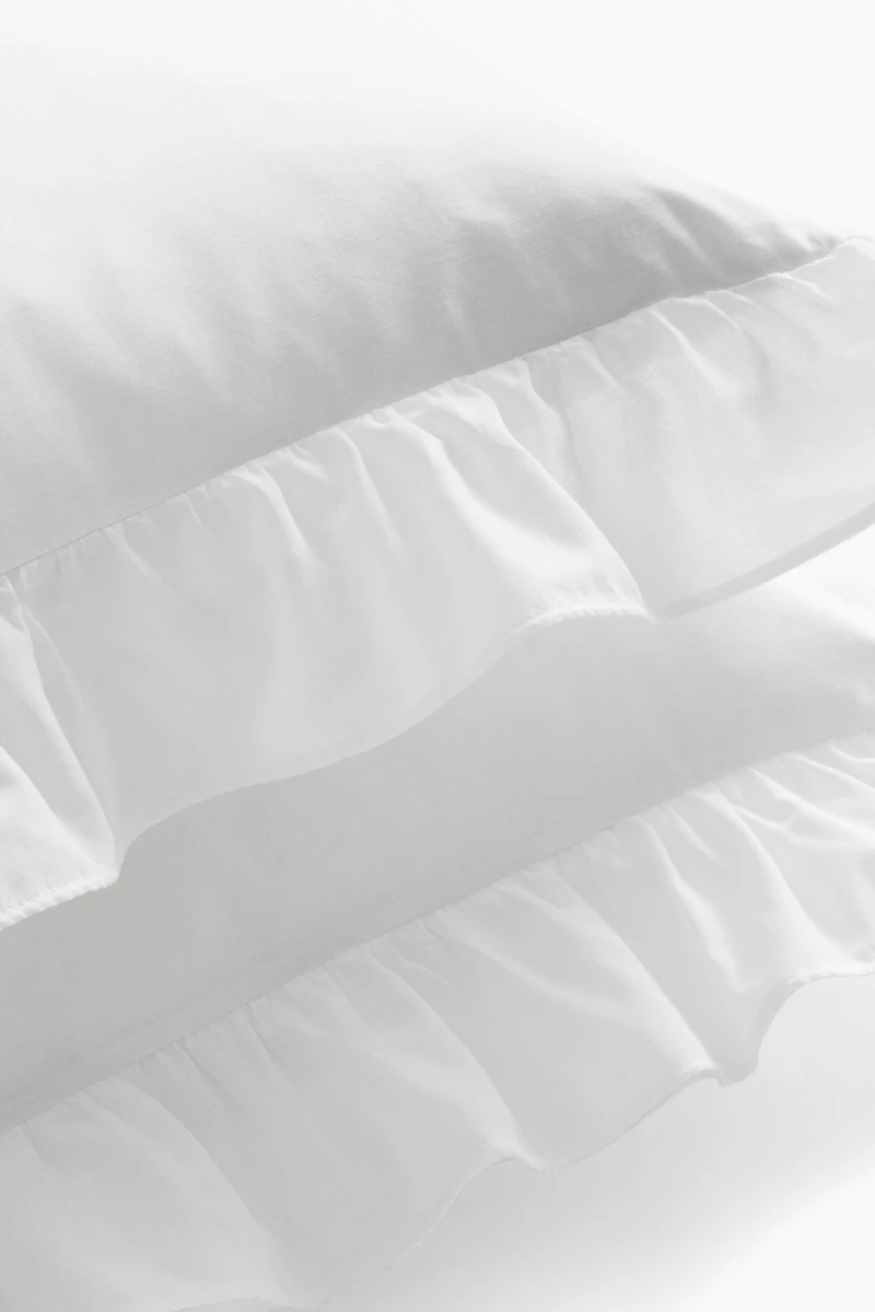 2-Pack Ruffle-Trimmed Pillowcases