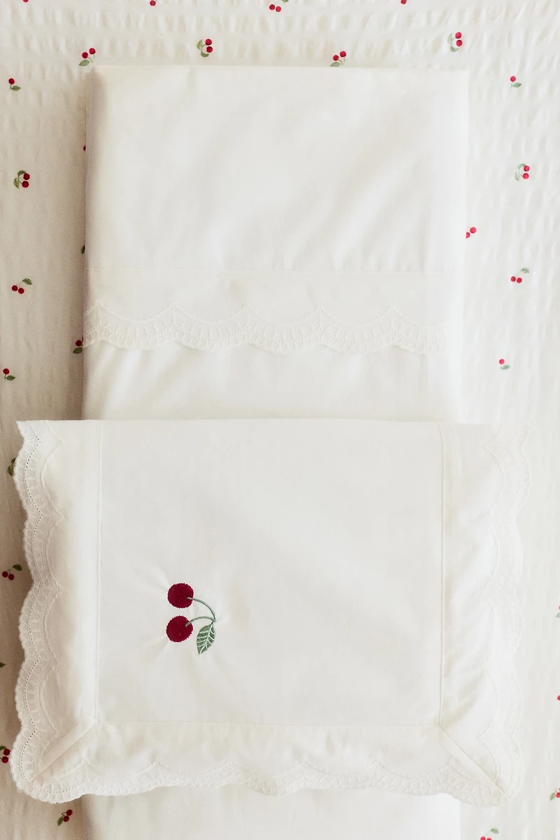 Ensemble de couette pour bébé avec détail brodé