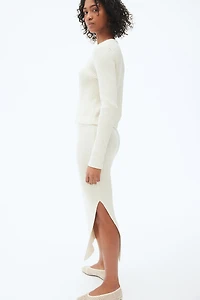 Rib-Knit Skirt