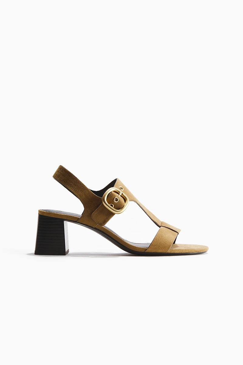 Block-Heeled Sandals