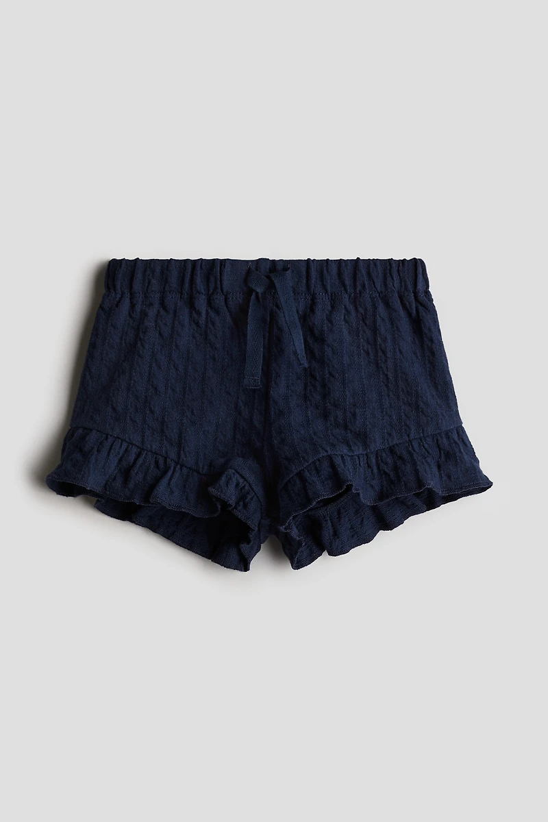 Ruffle-Trimmed Shorts