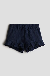 Ruffle-Trimmed Shorts