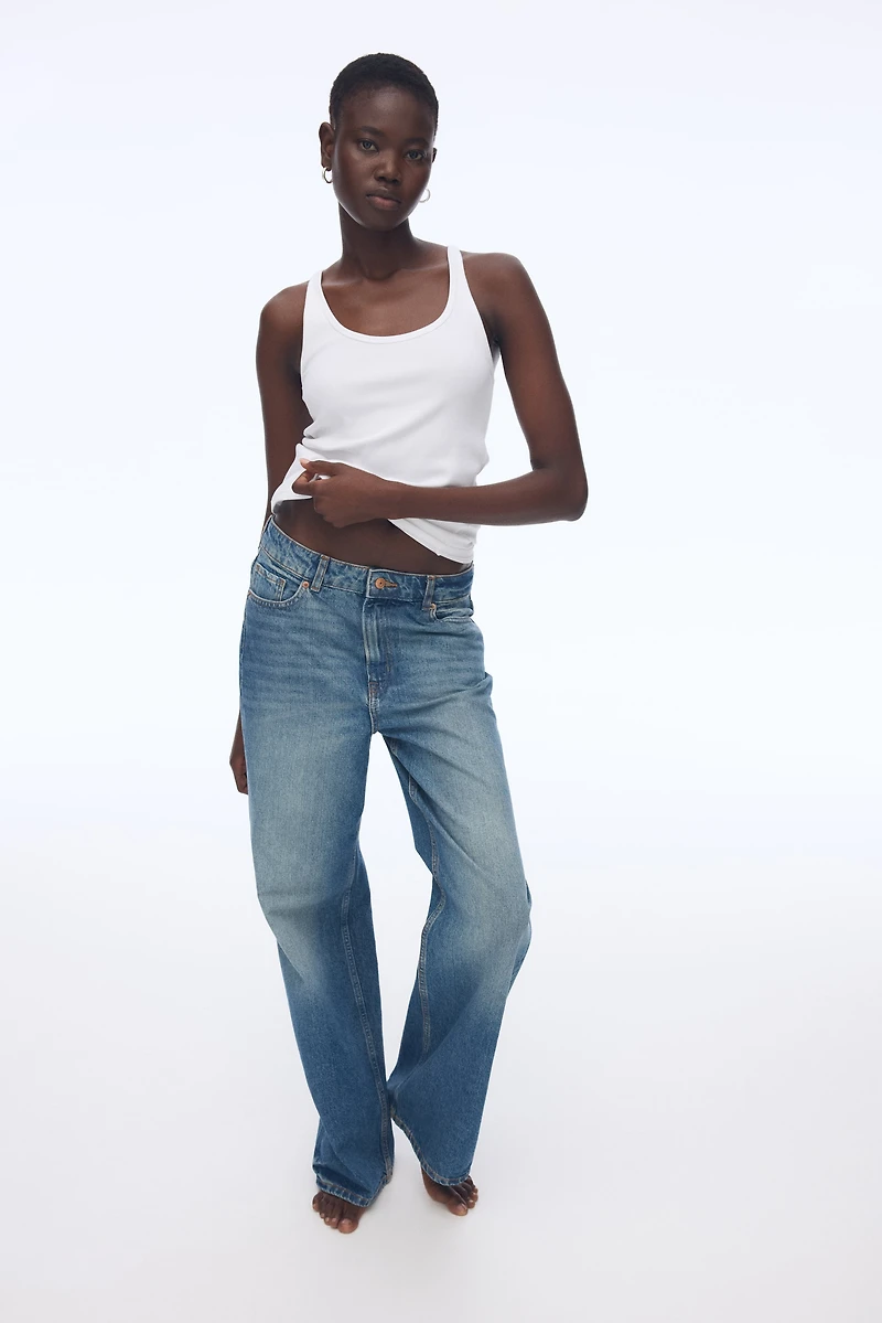 Débardeur en tricot côtelé