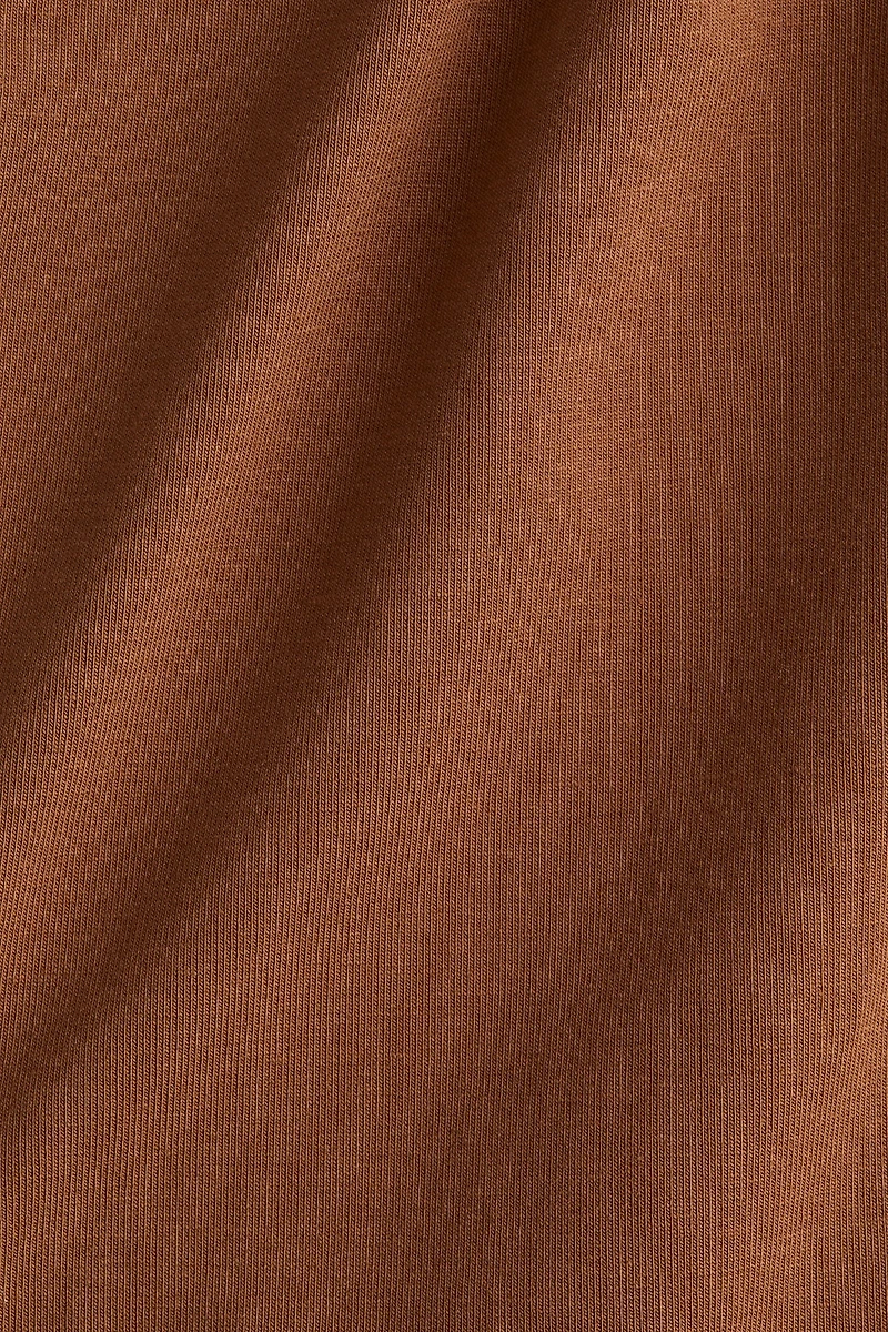 Pantalon en coton avec ceinture repliée