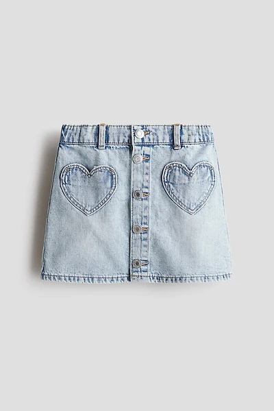 A-Line Denim Skirt