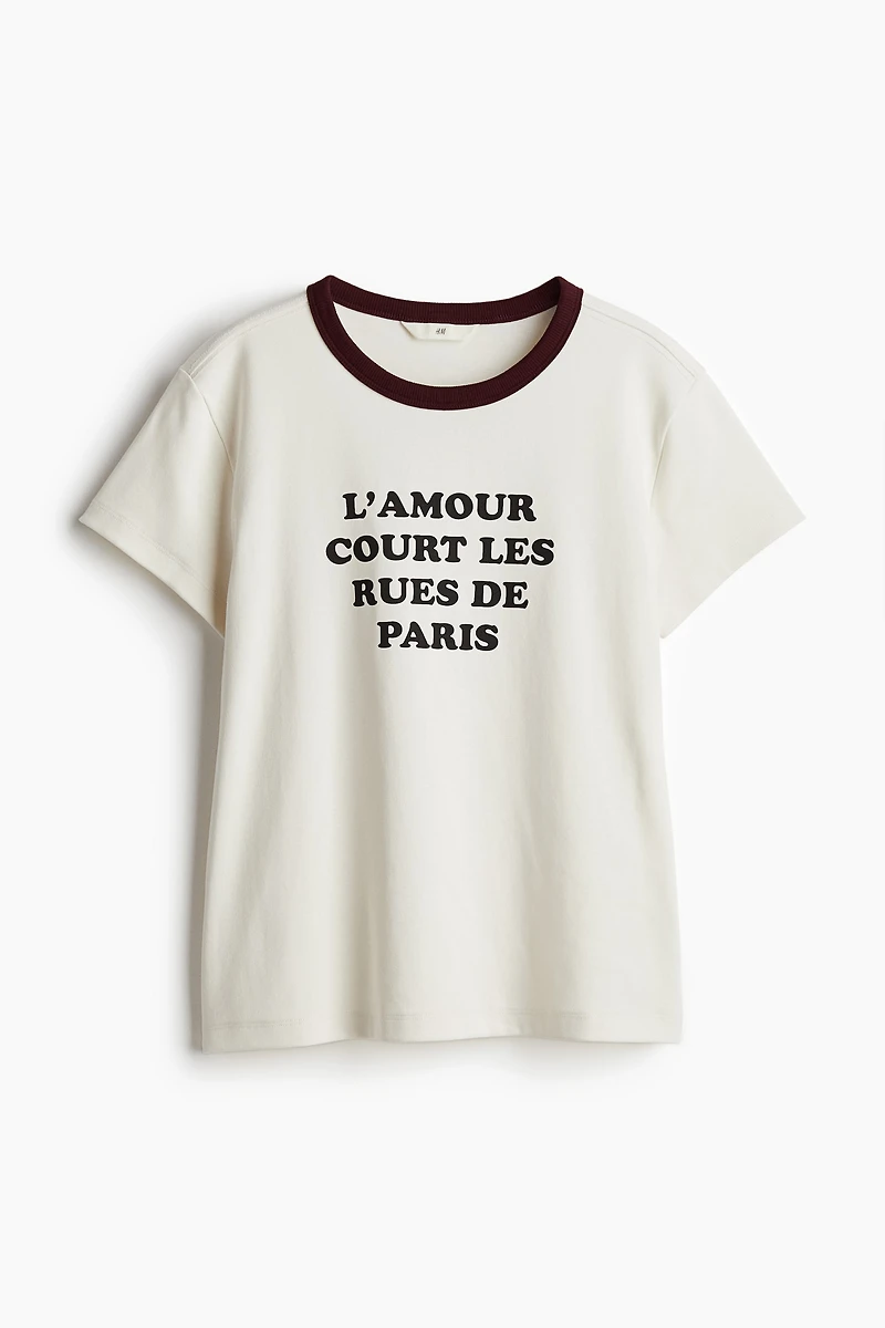 Fitted Cotton T-shirt