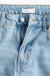 High Rise Slim Straight Ankle Jeans