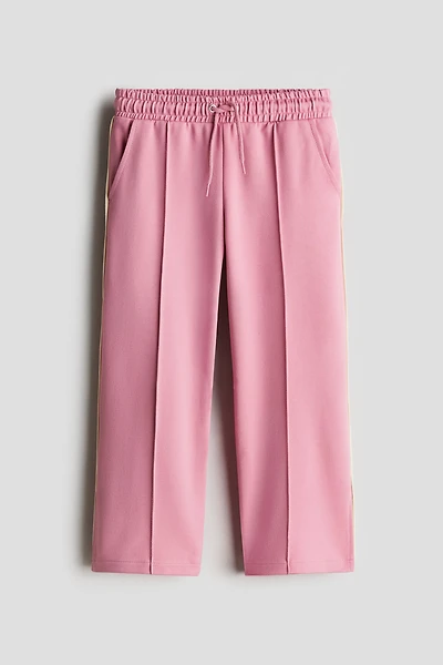 Wide-Leg Creased Pants