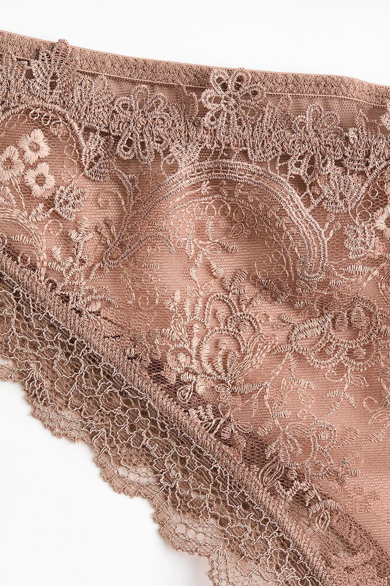Embroidered Brazilian Briefs