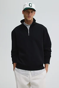 Regular Fit Half-Zip Sweatshirt