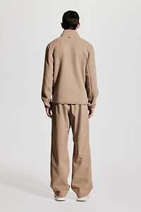 Regular-Fit Teddy Fleece Activewear Jacket