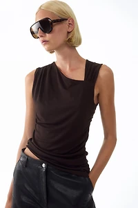 Draped Asymmetric Top
