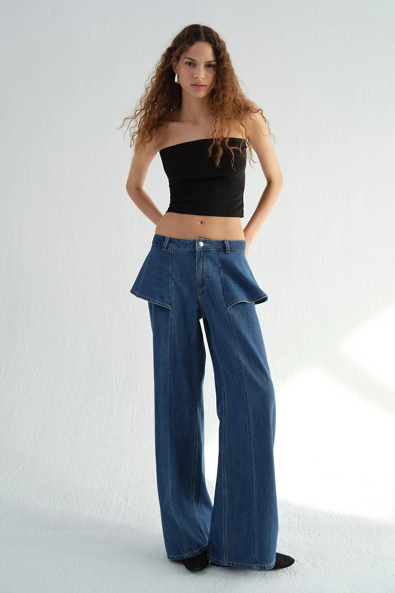 Wide High Waist Jeans